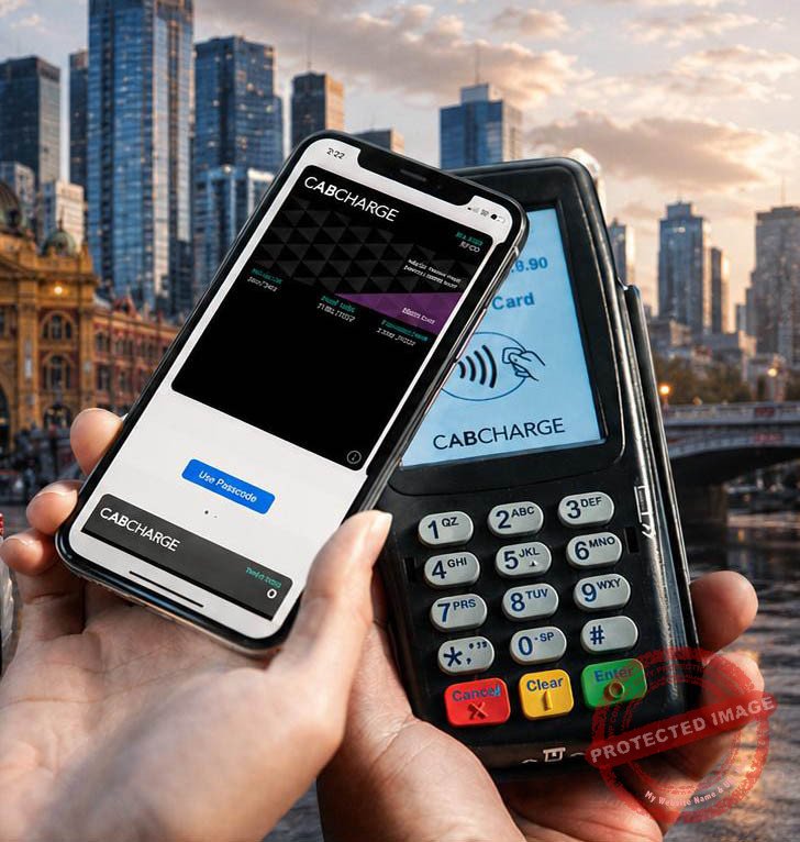 Digital Cabcharge Taxi to Melbourne airport and pay