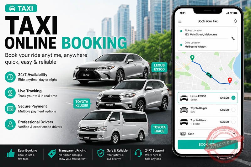 Melbourne Taxi Online Booking Service
